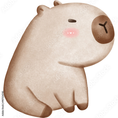 This animal is called a capybara
