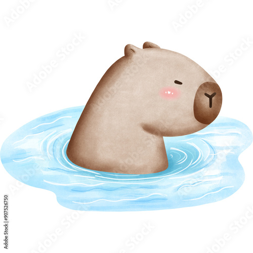 This animal is called a capybara
