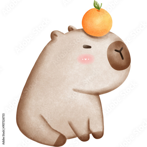 This animal is called a capybara
