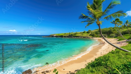 Tropical Paradise: A Breathtaking Hawaiian Beach