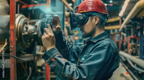 Explore the integration of augmented reality in industrial maintenance, where AR-assisted repairs and training improve efficiency and reduce downtime