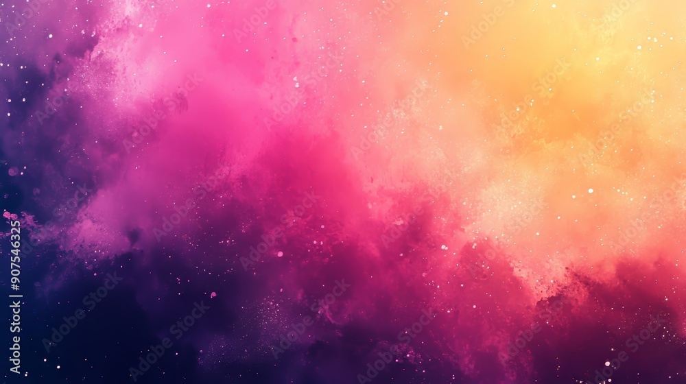 Abstract color gradient banner grainy texture background pink purple yellow noise texture blurred colors poster backdrop header design, Generative AI Abstract color gradient banner grainy texture background pink purple yellow noise texture blurred colors poster backdrop header design, Generative AI