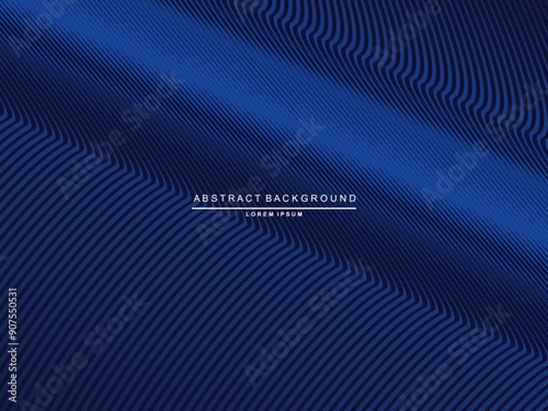 Premium background design with dark blue luxury motif. Vector horizontal template, for digital lux business banners, contemporary formal invitations, luxury vouchers, gift certificates, etc.	
