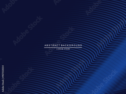 Premium background design with dark blue luxury motif. Vector horizontal template, for digital lux business banners, contemporary formal invitations, luxury vouchers, gift certificates, etc.	
