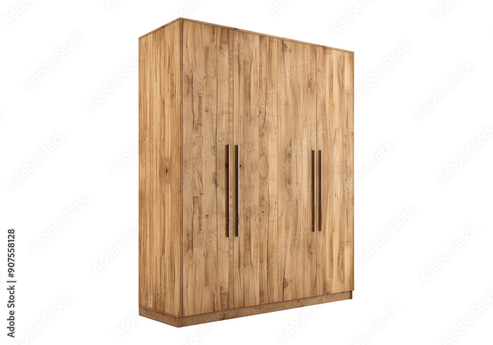 Luxury wooden wardrobe isolated on transparent background. Luxury wooden wardrobe isolated on transparent background.