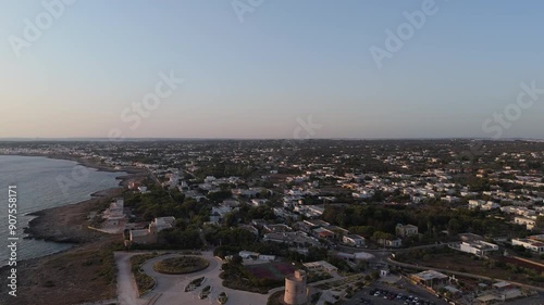 Torre Suda is from Lecce; it overlooks the Ionian Sea. It is located in south-western Salento and takes its name from a circular coastal tower, 13.5 meters high photo