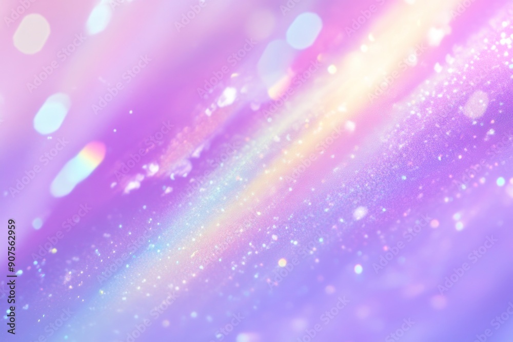 Abstract blurred background with white and pastel purple holographic lights. Abstract blurred background with white and pastel purple holographic lights.