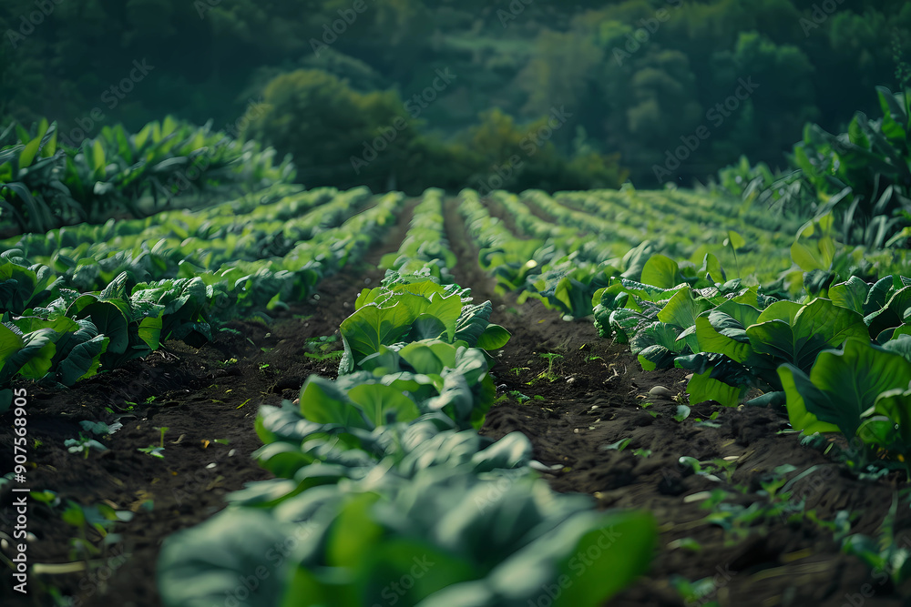 Growing organic vegetables one Growing organic vegetables one