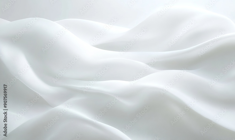 Naklejka premium Light White Background, Generative AI