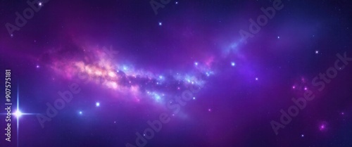 Space background with nebula and stars