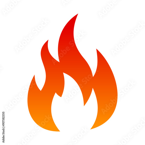 Fire Vector Logo Design Template