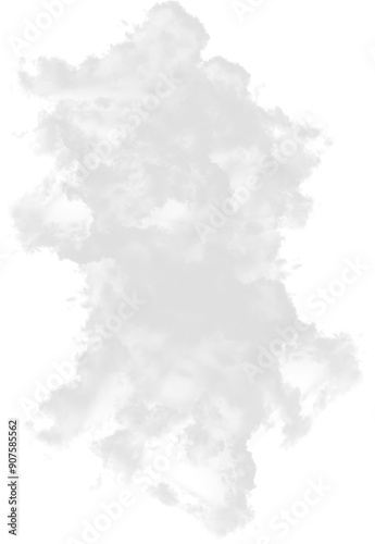 illustration of cloud on transparent background