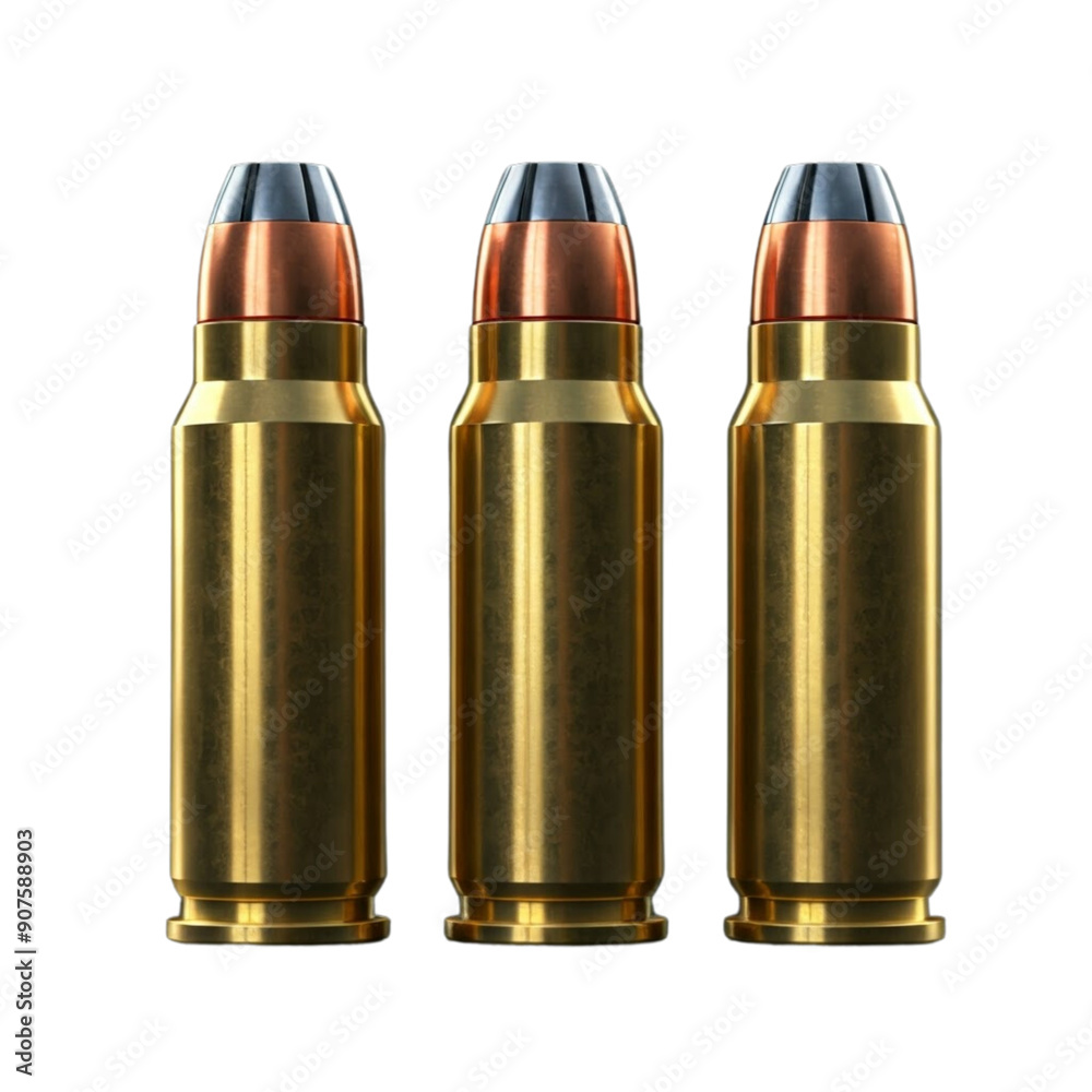 Bullet on Isolated transparent background png. generated with AI Bullet on Isolated transparent background png. generated with AI