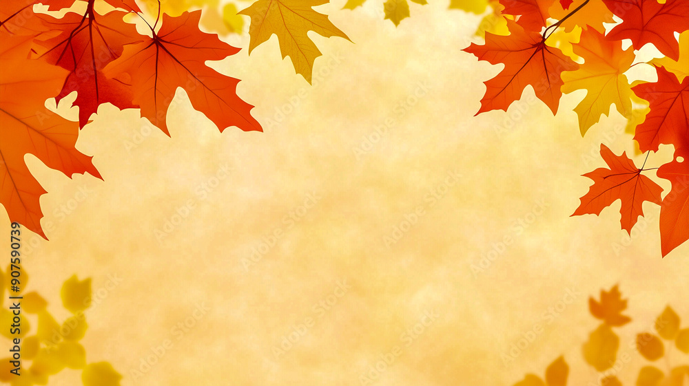 autumn leaves boarder background autumn leaves boarder background