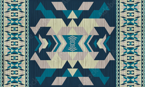 American tribal ethnic native pattern.Traditional Navajo,Aztec,Apache,Southwest and Mexican style fabric pattern.Abstract vector motifs pattern.For fabric,clothing,blanket,carpet,woven,wrap,decoration