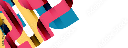 Lines, abstract letter style design background. Geometric vector Illustration For Wallpaper, Banner, Background, Card, Book Illustration, landing page