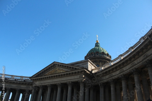 St Petersburg Nevski Prospect, Neva River view, Kazan Cathedral, Bloody Church, Singer Building, Smol'nyy Cathedral view, Hermitage Museum, Voskresenia Khristova Church. St. Petersburg Russia photo