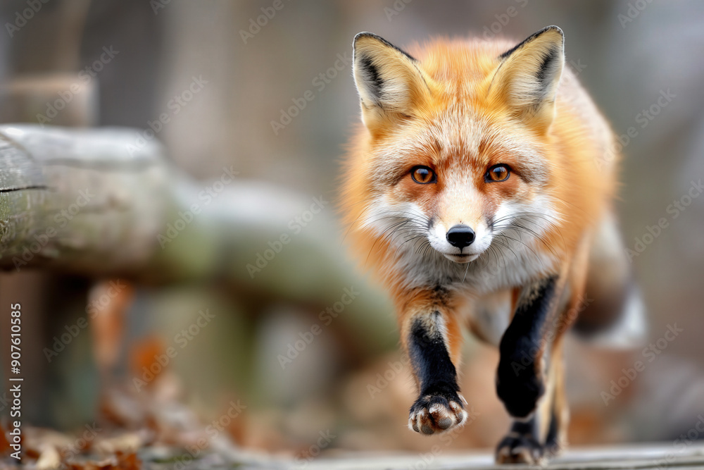 Fox pouncing Fox pouncing