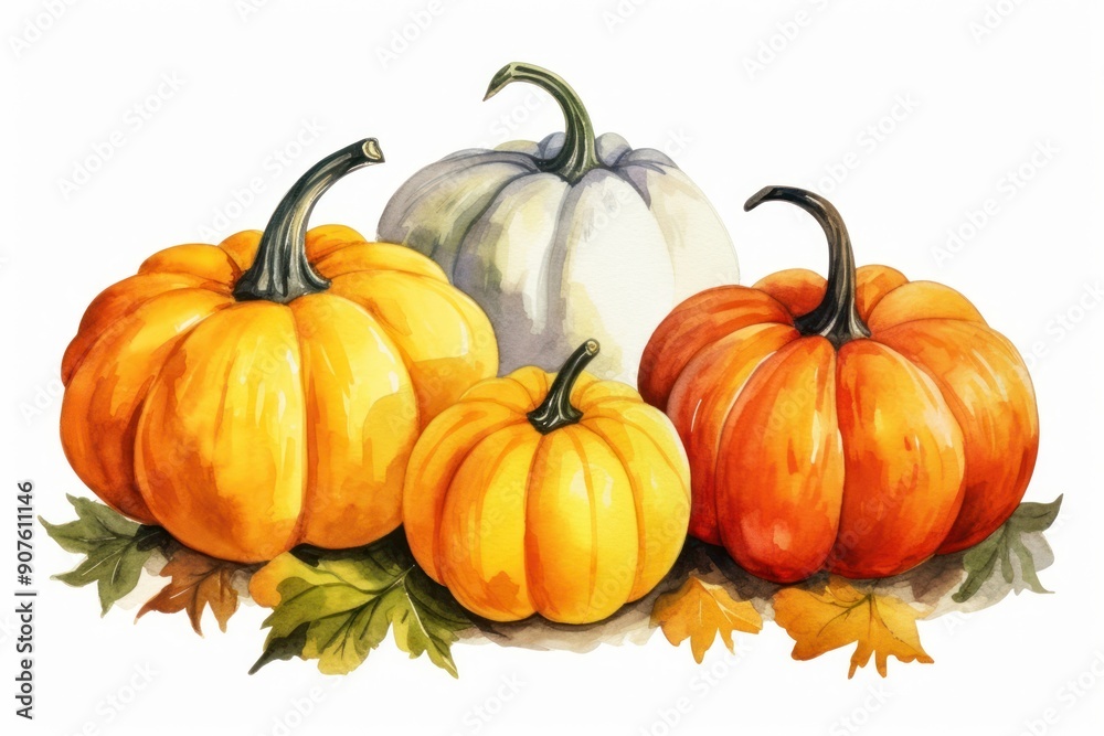 Pumpkin vegetable squash plant. Pumpkin vegetable squash plant.