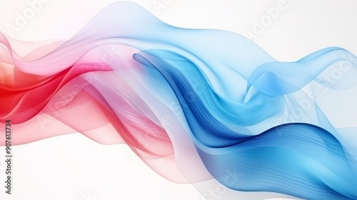 Abstract Colorful Wave Patterns.