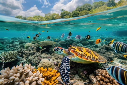 Underwater fish outdoors nature.