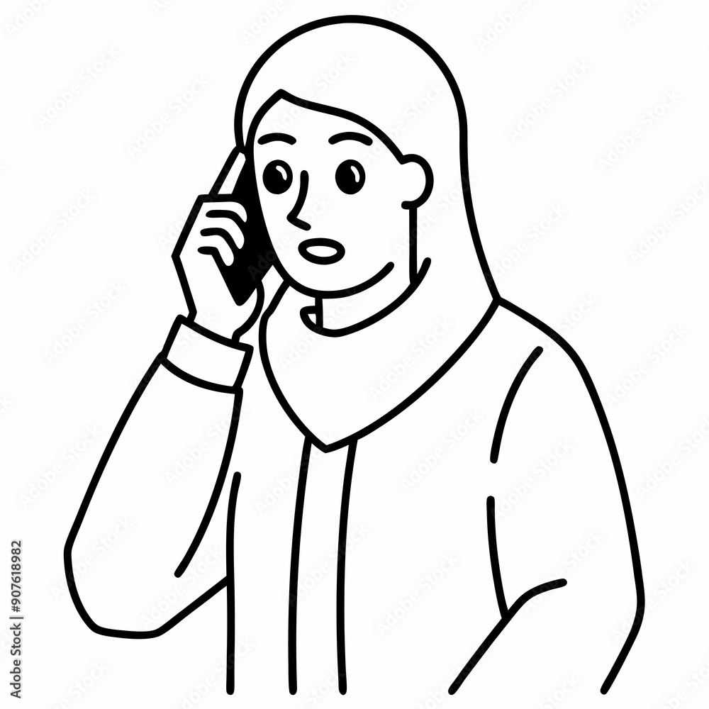 Perpetrator calls your cell phone art vector illustration Perpetrator calls your cell phone art vector illustration