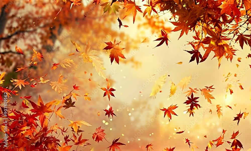 Background of golden autumn foliage Background of golden autumn foliage