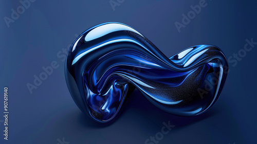3D abstract dark blue bakcground