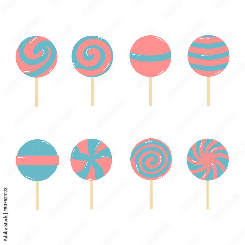 set of lollipops set of lollipops
