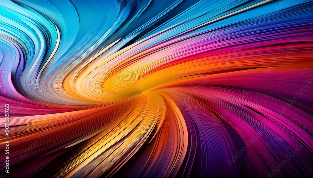 Vibrant Brush Strokes Creating a Dynamic Abstract Background Vibrant Brush Strokes Creating a Dynamic Abstract Background