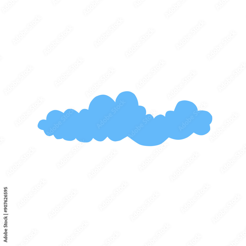 blue cloud vector element blue cloud vector element