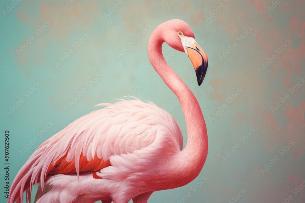 Fototapeta premium Flamingo animal bird beak.