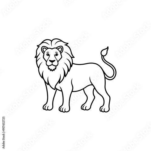 lion vector logo and icons 