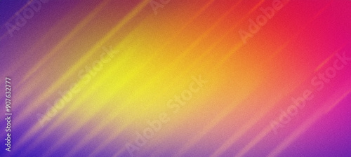 Modern design with colorful diagonal lines and grainy texture in abstract background