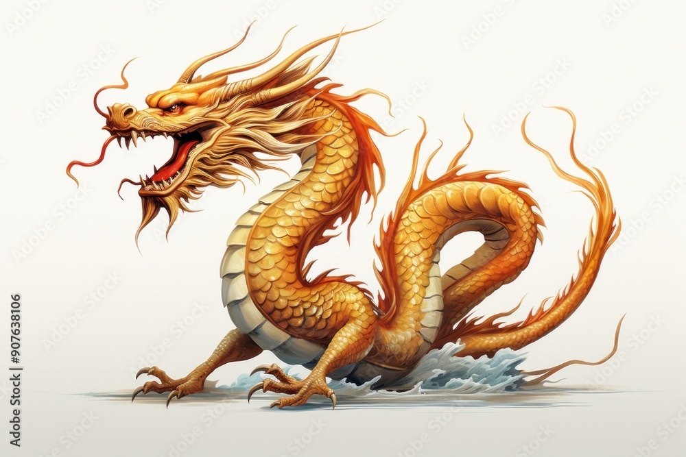 Fototapeta premium Dragon chinese dragon creativity dinosaur.