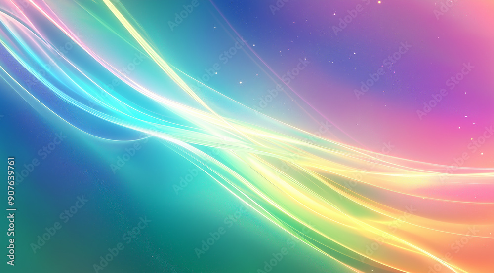 A beautiful gradient background with colorful light rays, light and shadow effects, and a soft tone of pastel A beautiful gradient background with colorful light rays, light and shadow effects, and a soft tone of pastel