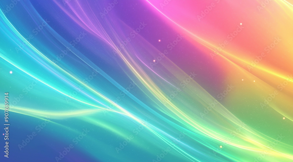 A beautiful gradient background with colorful light rays, light and shadow effects, and a soft tone of pastel A beautiful gradient background with colorful light rays, light and shadow effects, and a soft tone of pastel