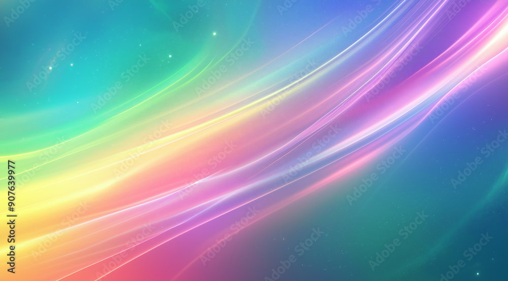 A beautiful gradient background with colorful light rays, light and shadow effects, and a soft tone of pastel A beautiful gradient background with colorful light rays, light and shadow effects, and a soft tone of pastel