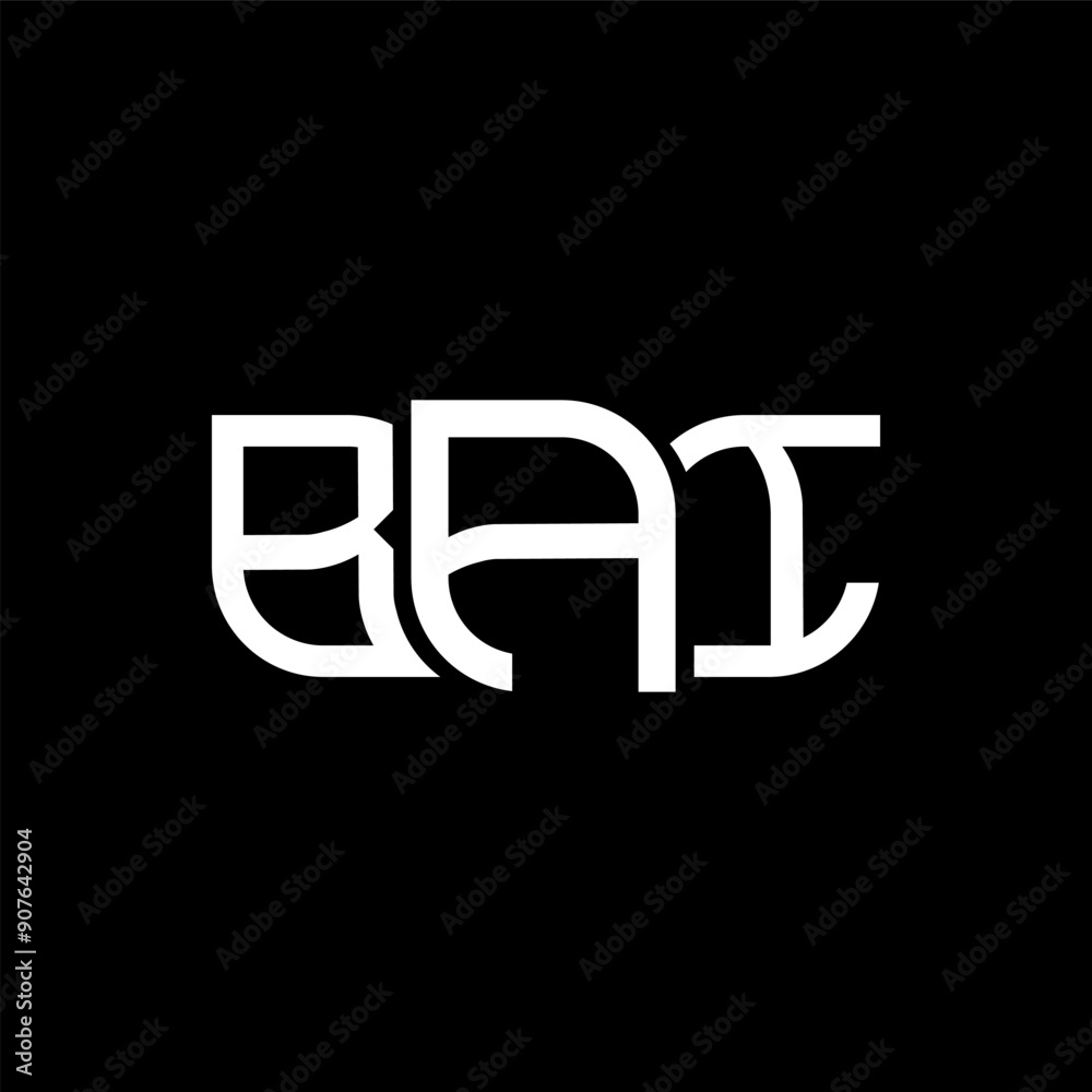 BAI logo design, BAI simple and modern logo. BAI luxurious alphabet design BAI logo design, BAI simple and modern logo. BAI luxurious alphabet design