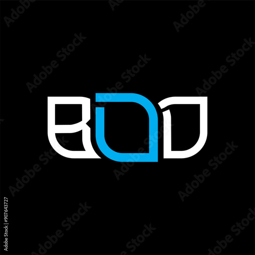 BDD logo design, BDD simple and modern logo. BDD luxurious alphabet design