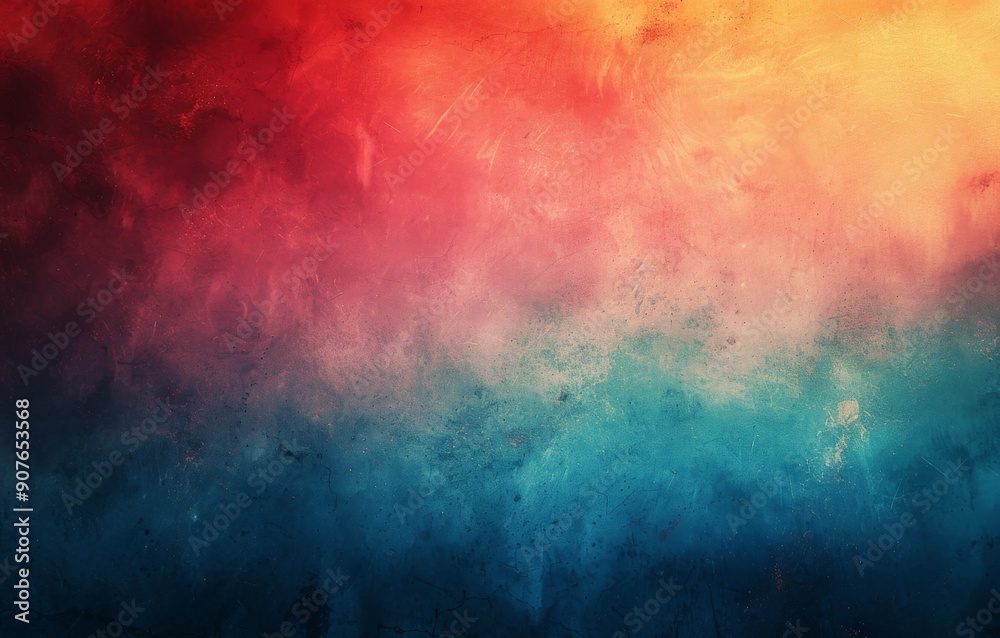 Fototapeta premium Retro-Style Color Gradient Applied to Create a Blurred Abstract Background Image with Vintage Aesthetics