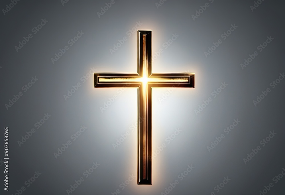 Christian Cross on isolated background Christian Cross on isolated background