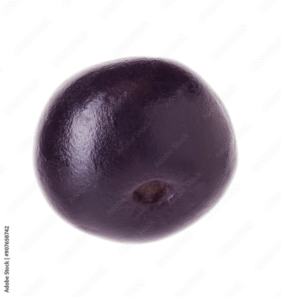 Fresh ripe acai berry isolated on white Fresh ripe acai berry isolated on white
