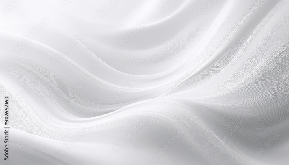 Naklejka premium Abstract white blurred background with subtle light gradients