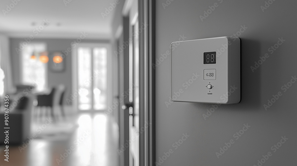 Wireless home security system control panel Wireless home security system control panel