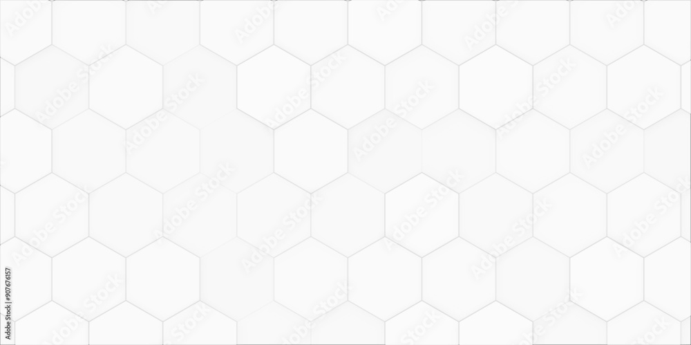 Hexagonal relief on a white wall. Hexagonal relief on a white wall.