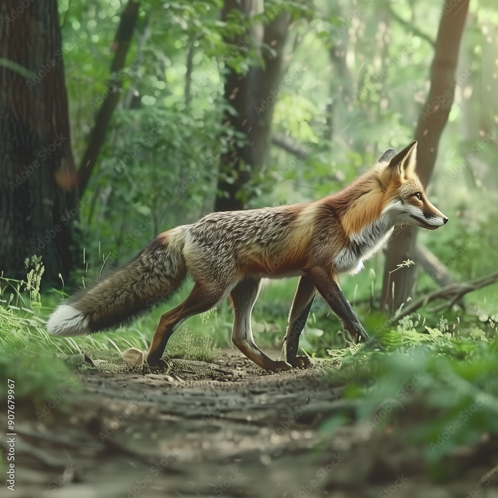 orange fox in the wild orange fox in the wild