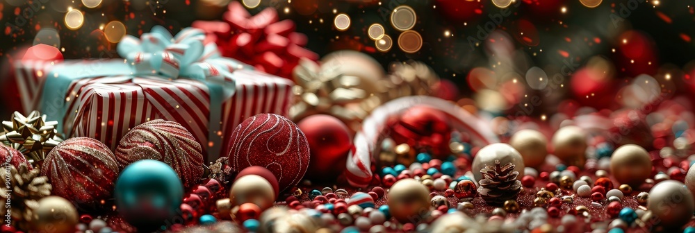 Christmas Ornament Background. Christmas Ornament Background.