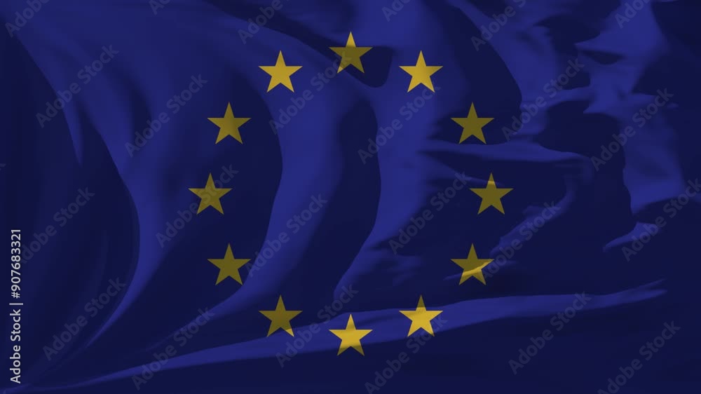 European Union Flag Loop European Union Flag Loop