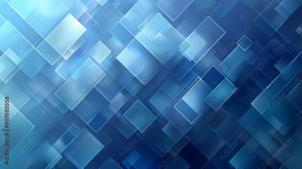 Blue gradient background with geometric square textures, vector illustration Blue gradient background with geometric square textures, vector illustration